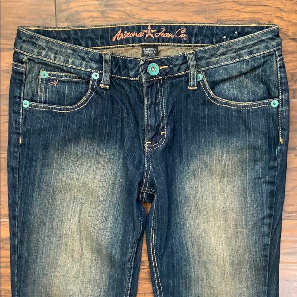 Arizona Brown Washed Jeans Jr’s 9 Average - Picture 4 of 8